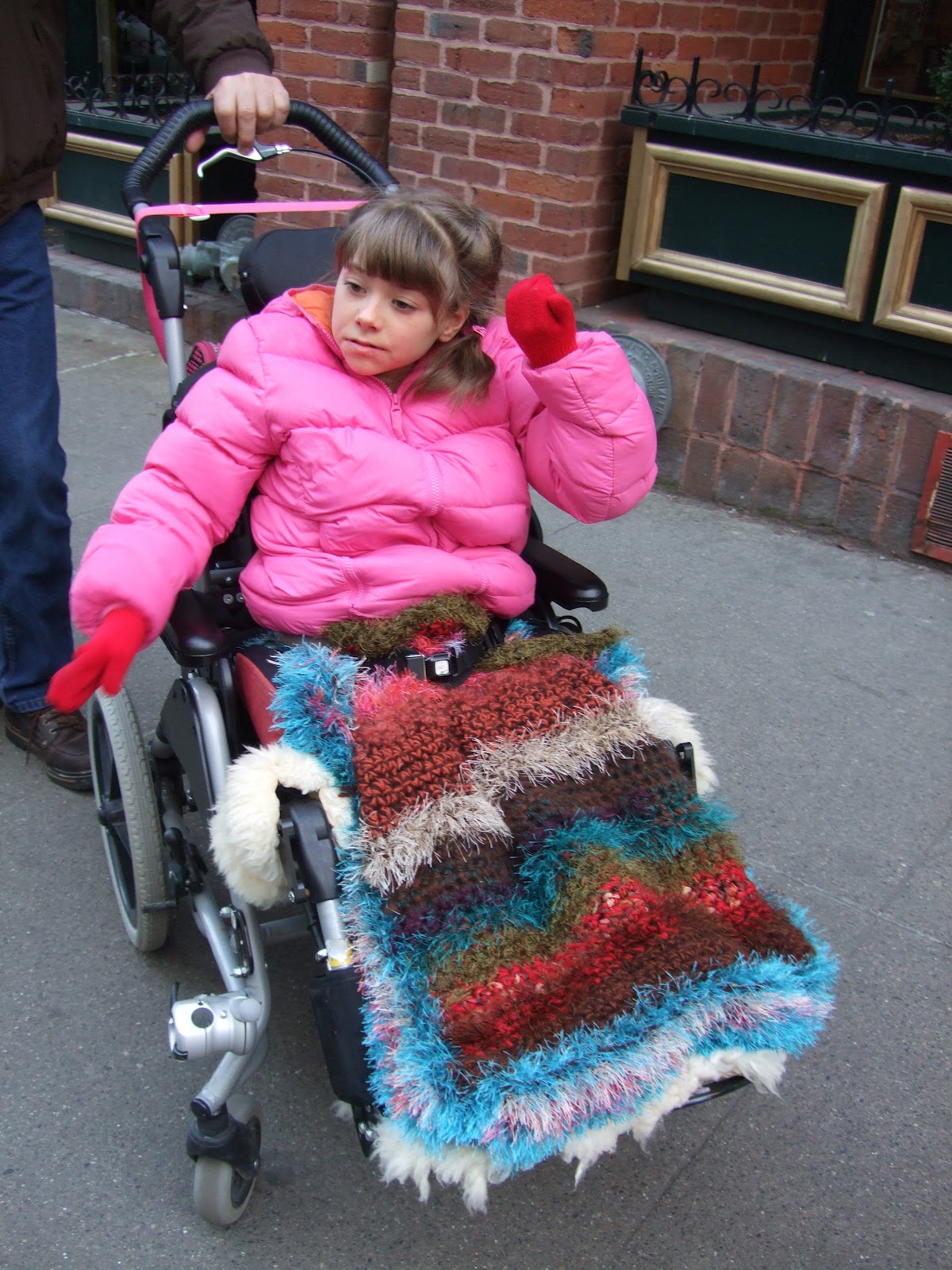 Wheelchair bag crochet pattern lock