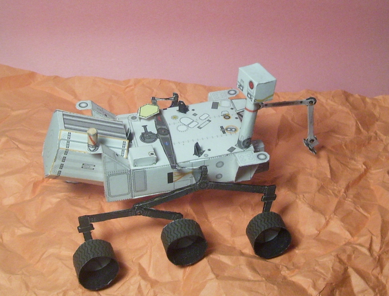 John's Paper Models etc MSL Curiosity Rover 1/24 scale