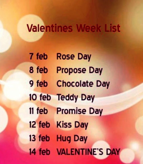 day list 2017 s day ideas 2017 valentines week list schedule day list 2017 s day ideas 2017 valentines week list schedule