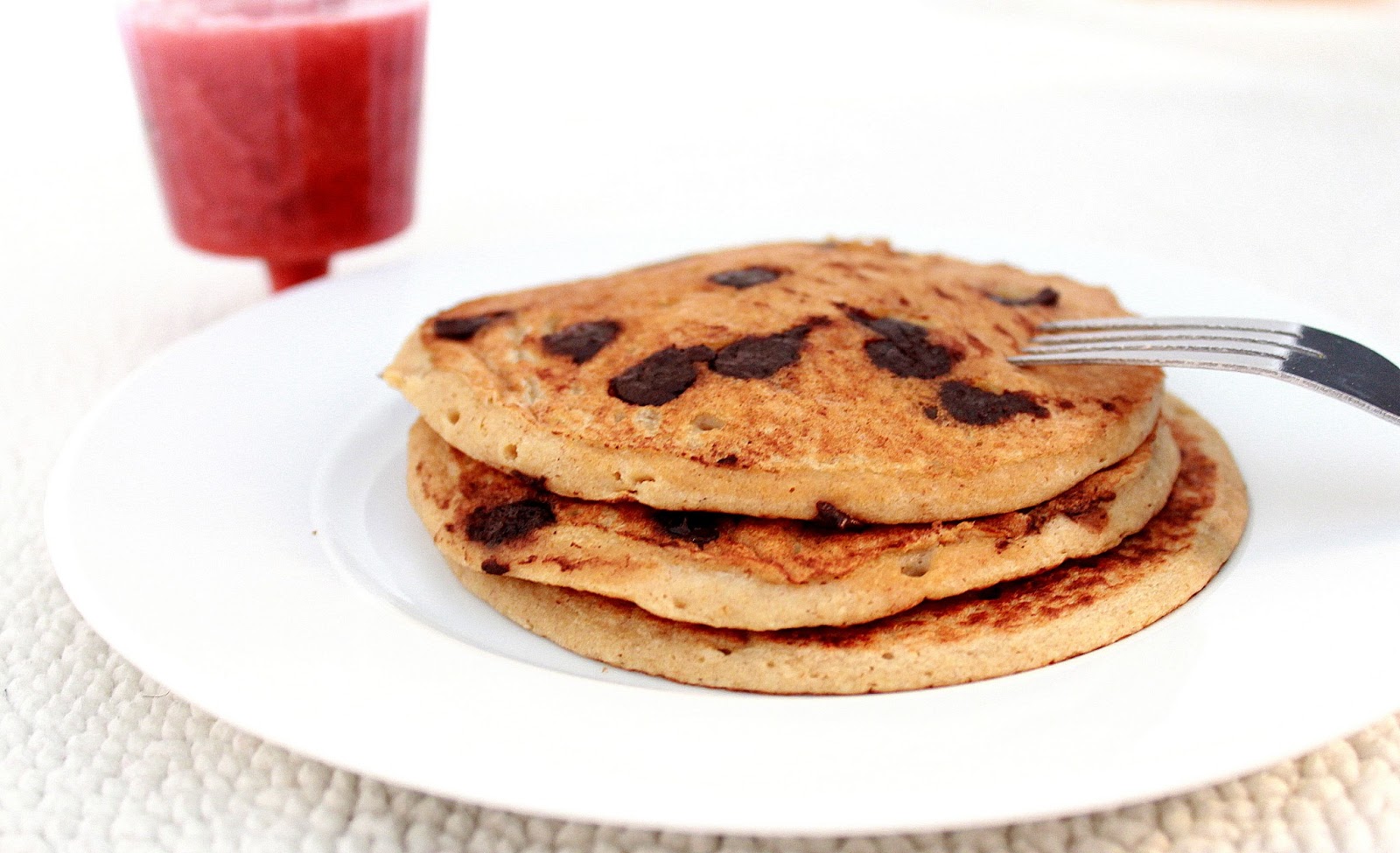 Manju's Eating Delights Oatmeal Banana n Chocolate chip Pancakes with