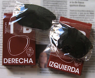 Gafas gadget de prensa: izquierda y derecha - Occhiali gadget dei giornali: sinistra e destra