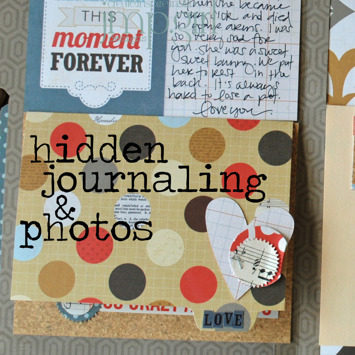 jamie pate Interactive Scrapbook Page