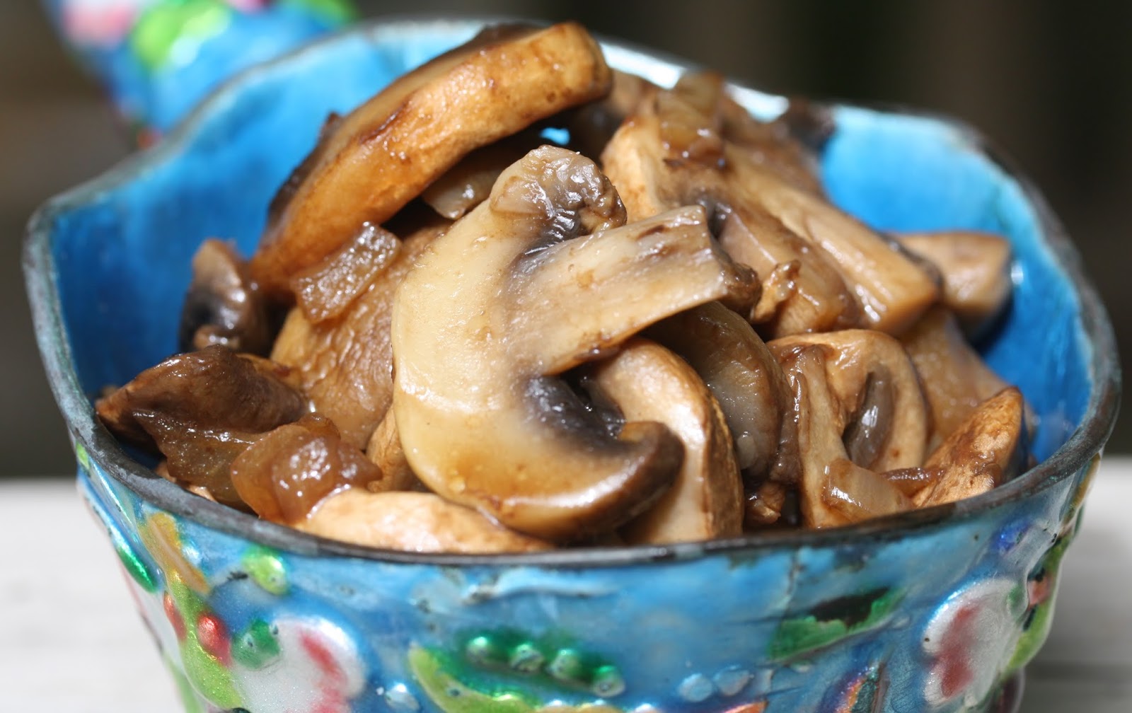 Best of Long Island and Central Florida Balsamic Glazed Mushrooms and