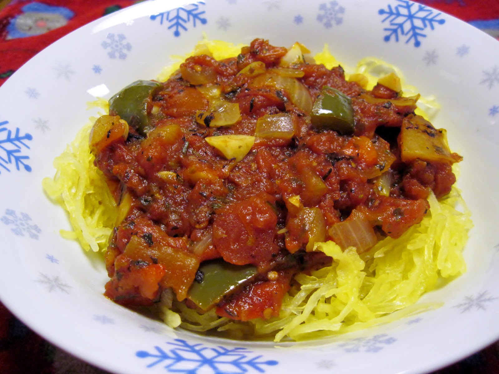 Carolina Sauce Company Spaghetti Squash with Zesty Roasted Tomato Sauce