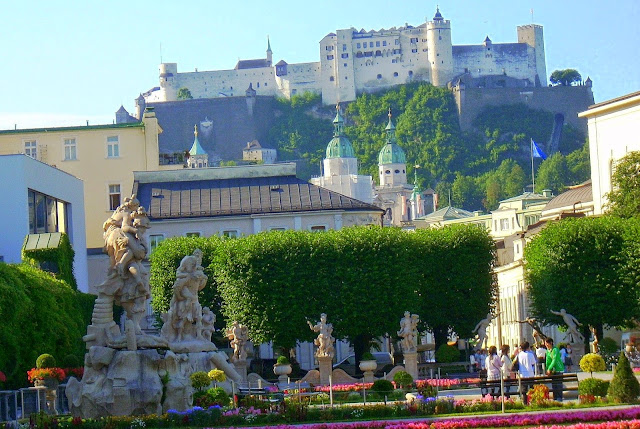 Salzburg - ogród Mirabell.