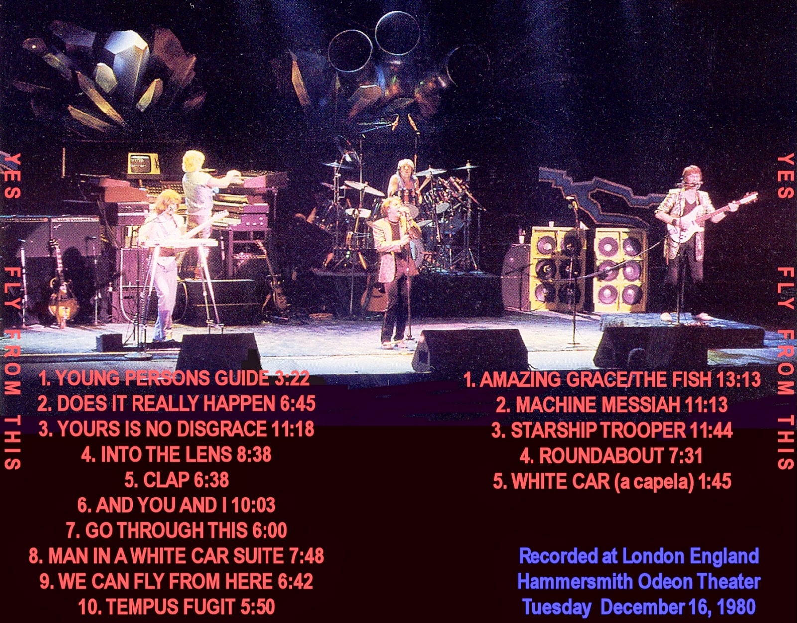 World Of BOOTLEGS BOOTLEG Yes Hammersmith Odeon Theater, London