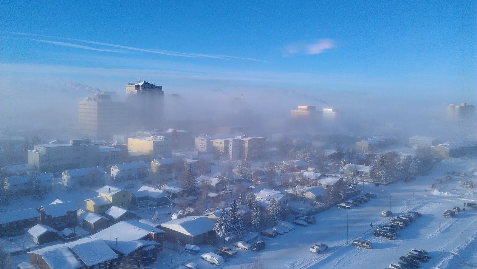 Adventures 60 North of Sixty Ice Fog