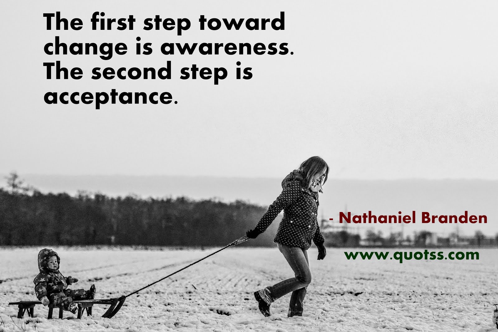 Image Quote on Quotss - The first step toward change is awareness. The second step is acceptance by