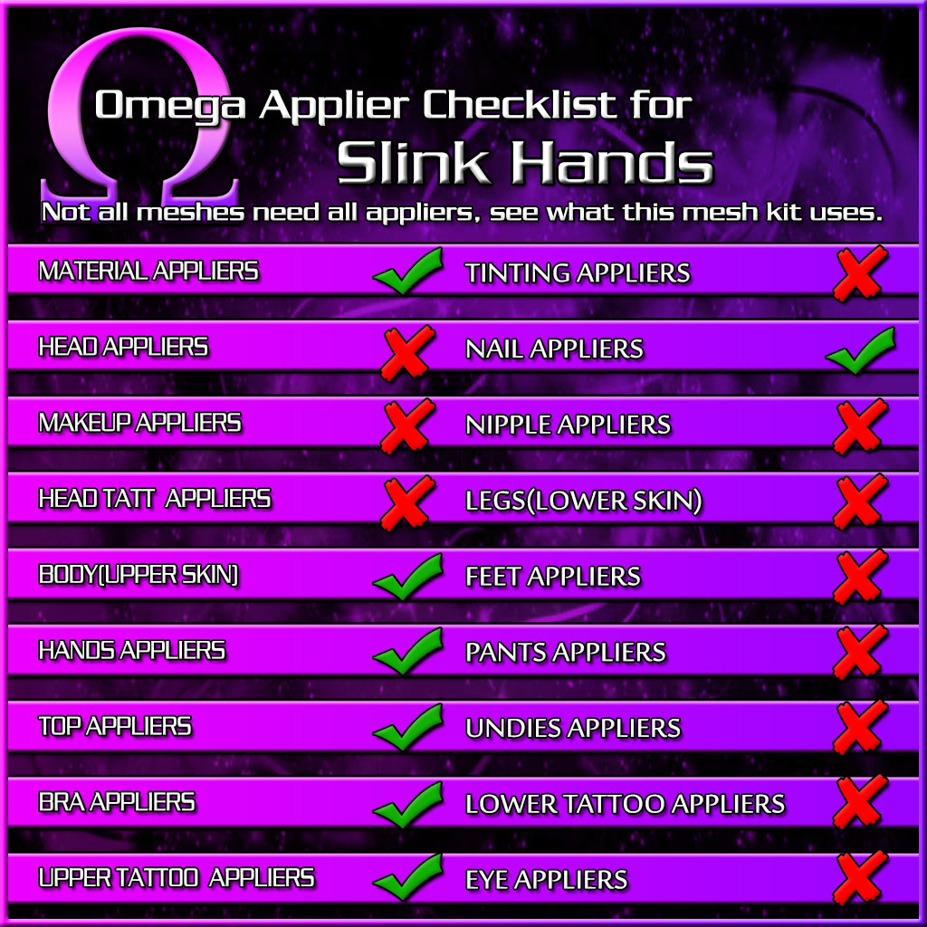 Omega Applier Systems Omega System Kit Slink