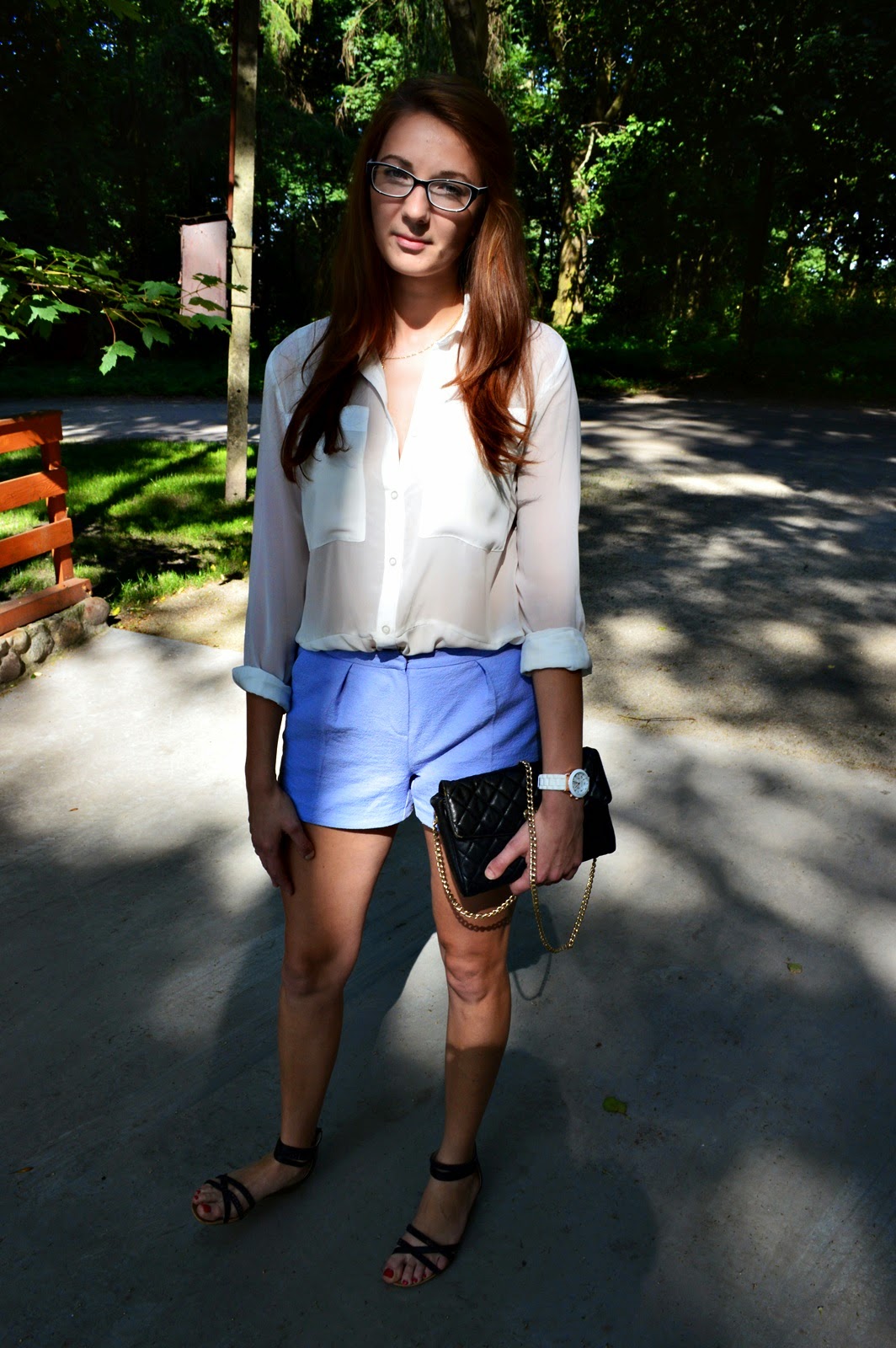 LOOK OF THE DAY: BABY BLUE