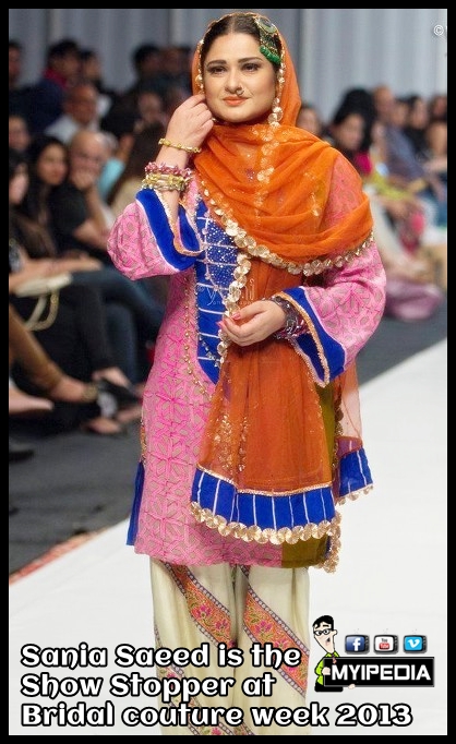 Wedding+Pictures+Of+Sania+Saeed Sania Saeed is the show stopper at Pantene Bridal Couture Week 2013