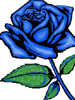 Hình động đẹp - Hoa hồng xanh 13
