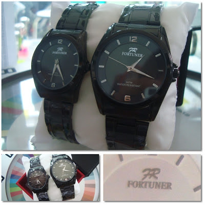 Jam Tangan Couple Fortuner 1263 (Original) Black Watch Series