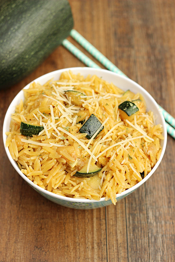 Zucchini Parmesan Orzo Whats Cooking Love?