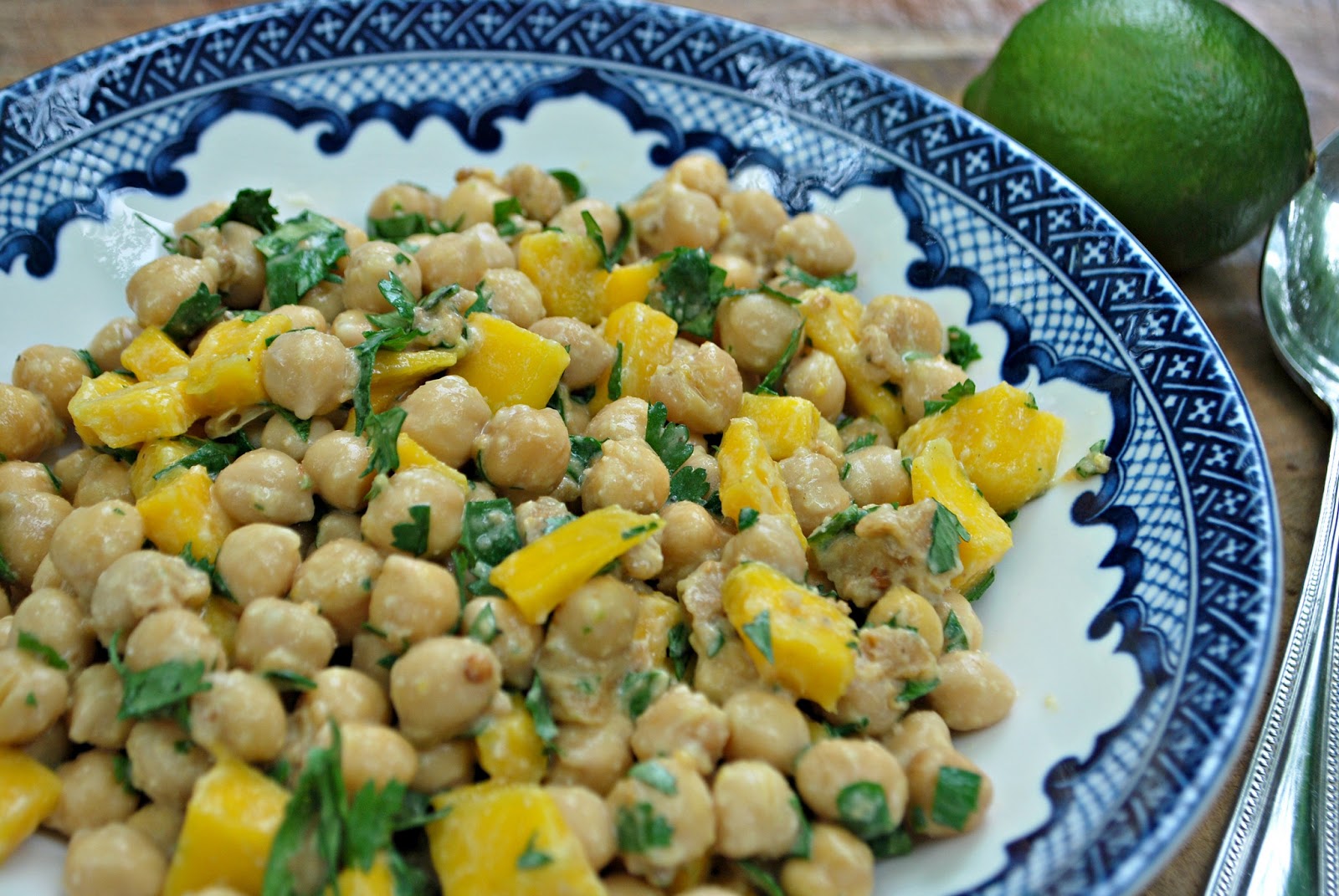 Cheese Please Chickpea Salad with Mango Chutney
