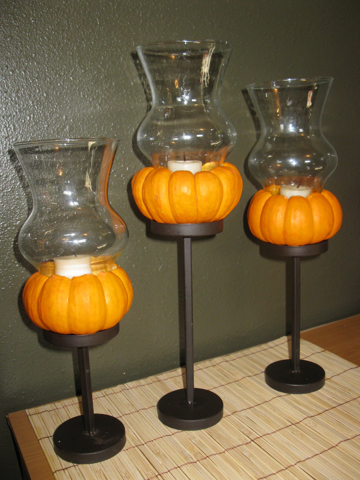 What You Make it... Day 7 of 31 Day Spooktacular Pumpkin Candle Holders