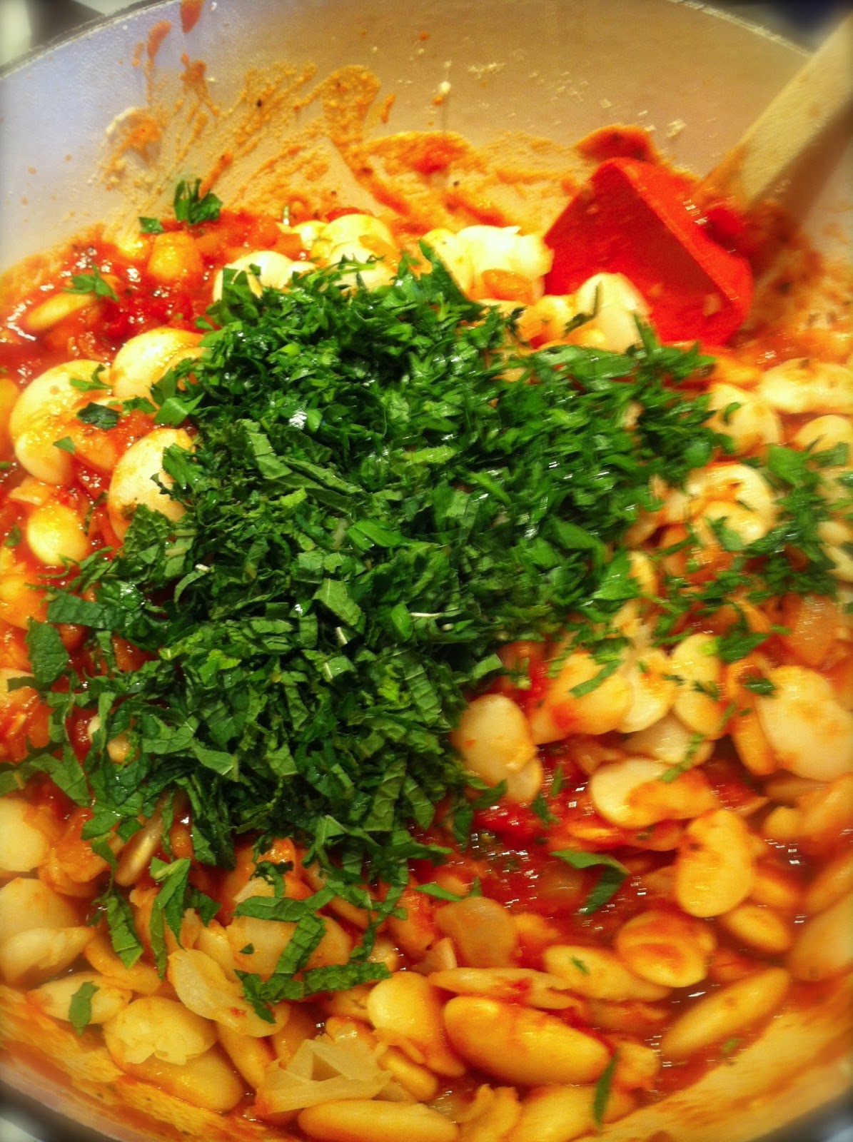 What's cookin' MediterraneanStyle Baked Lima Beans