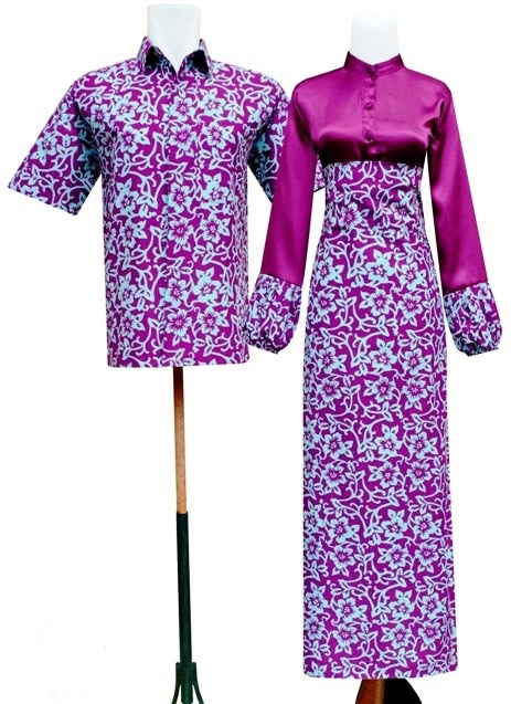 gamis batik pasangan sarimbit motif sekar batik tata by gamis batik pasangan sarimbit motif sekar batik tata by