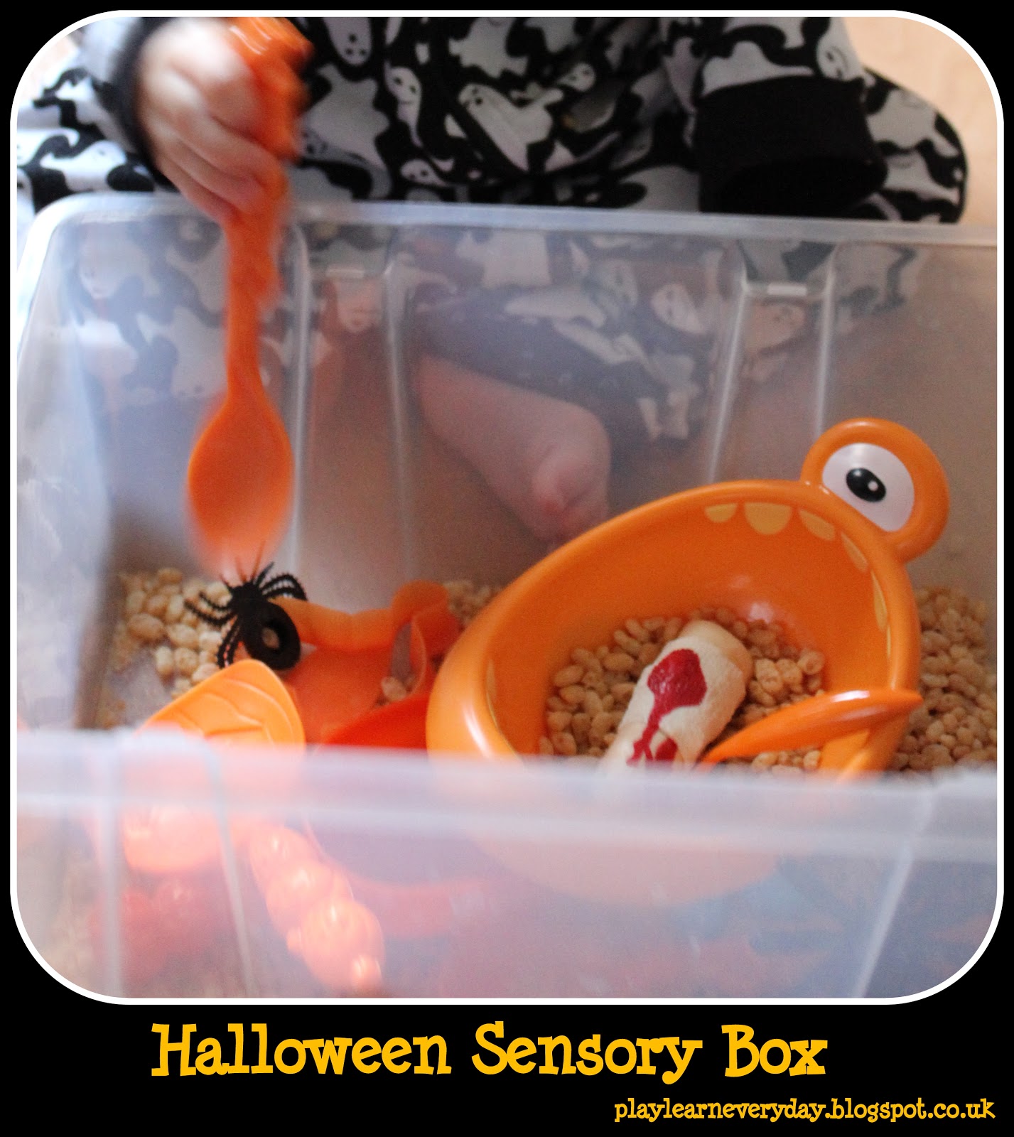 Halloween Sensory Box Play and Learn Every Day