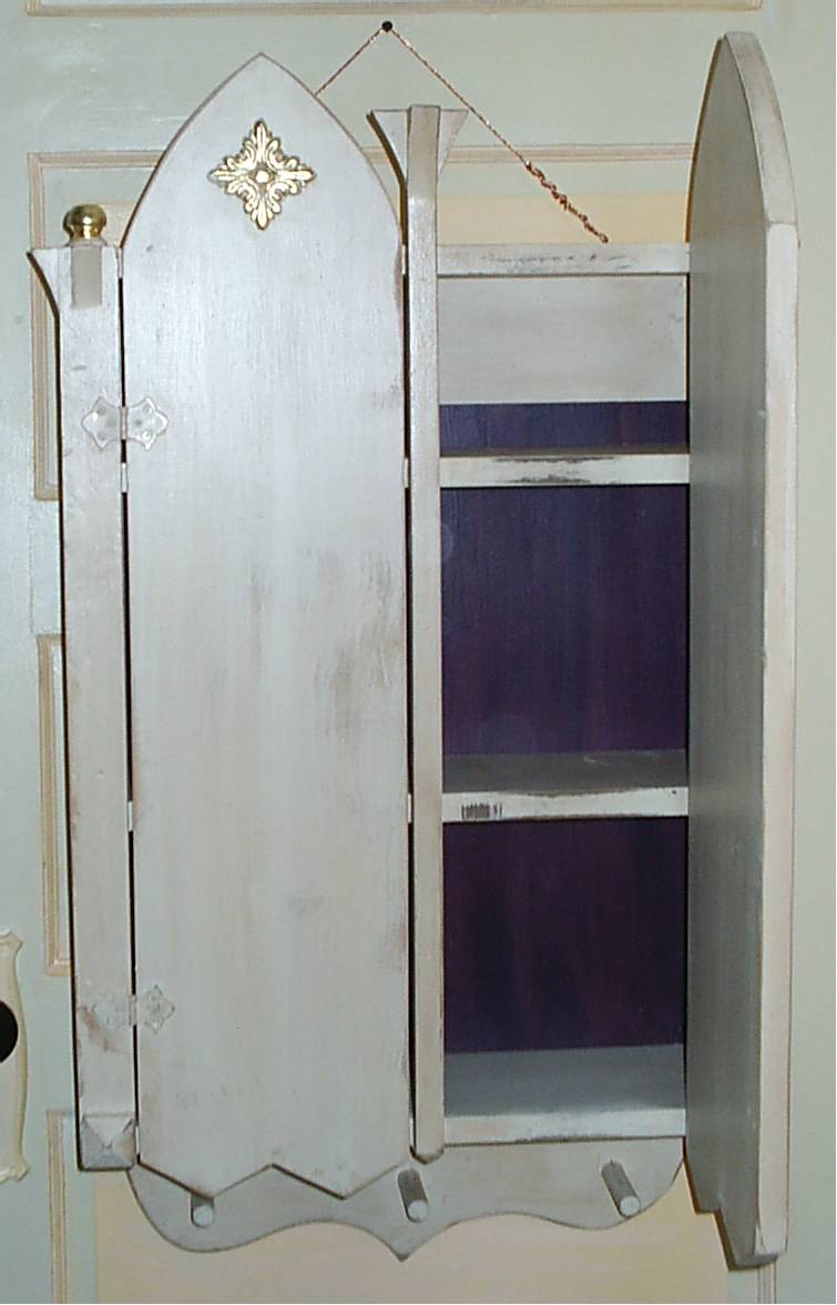 Brett Bigham Design An Old Medicine Became This Gothic Cupboard.