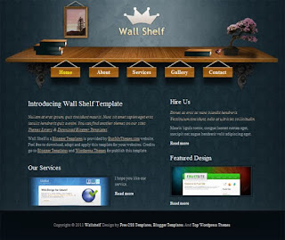 WallShelf Blogger Template