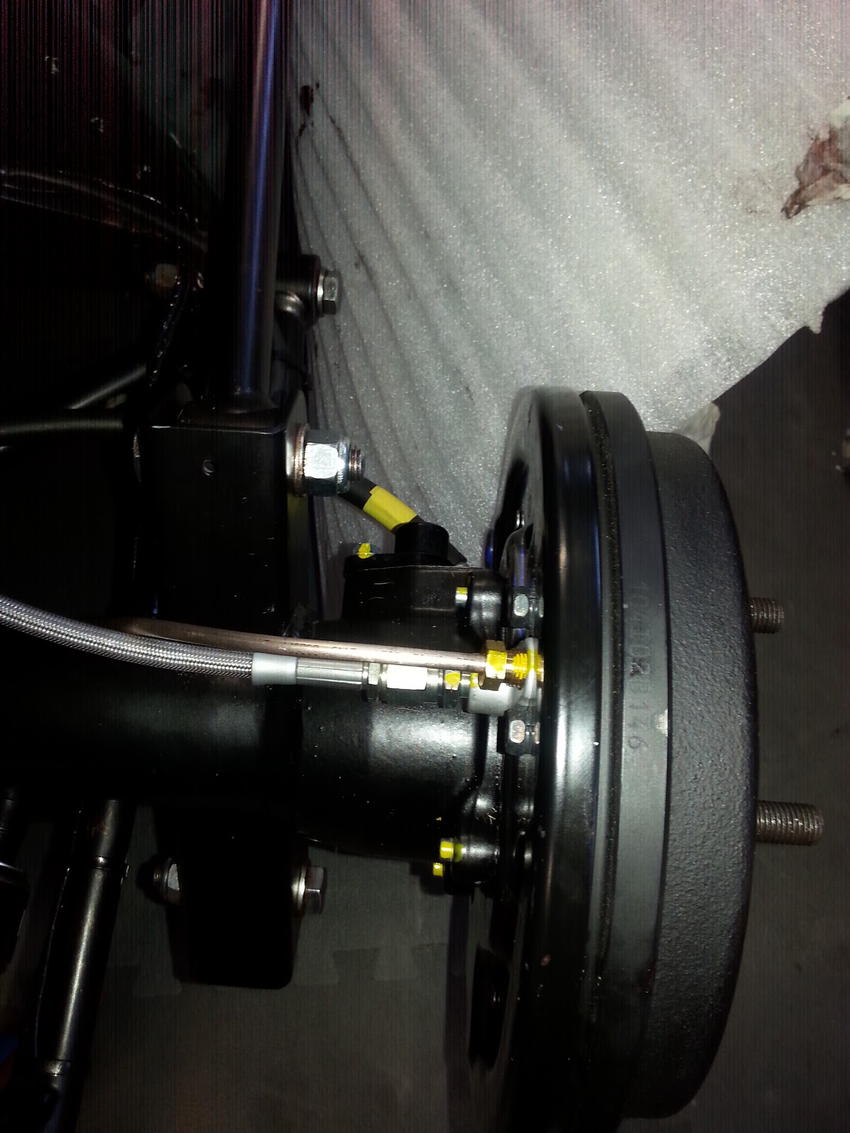 Caterham Seven 160 Build Diary Day 21 rear brakes, handbrake, speed