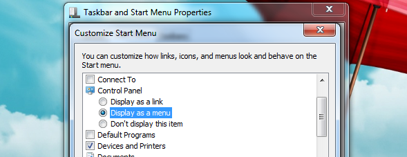 Cara Membuka Seluruh Menu Control Panel Melalui Start Menu Cara Membuka Seluruh Menu Control Panel Melalui Start Menu