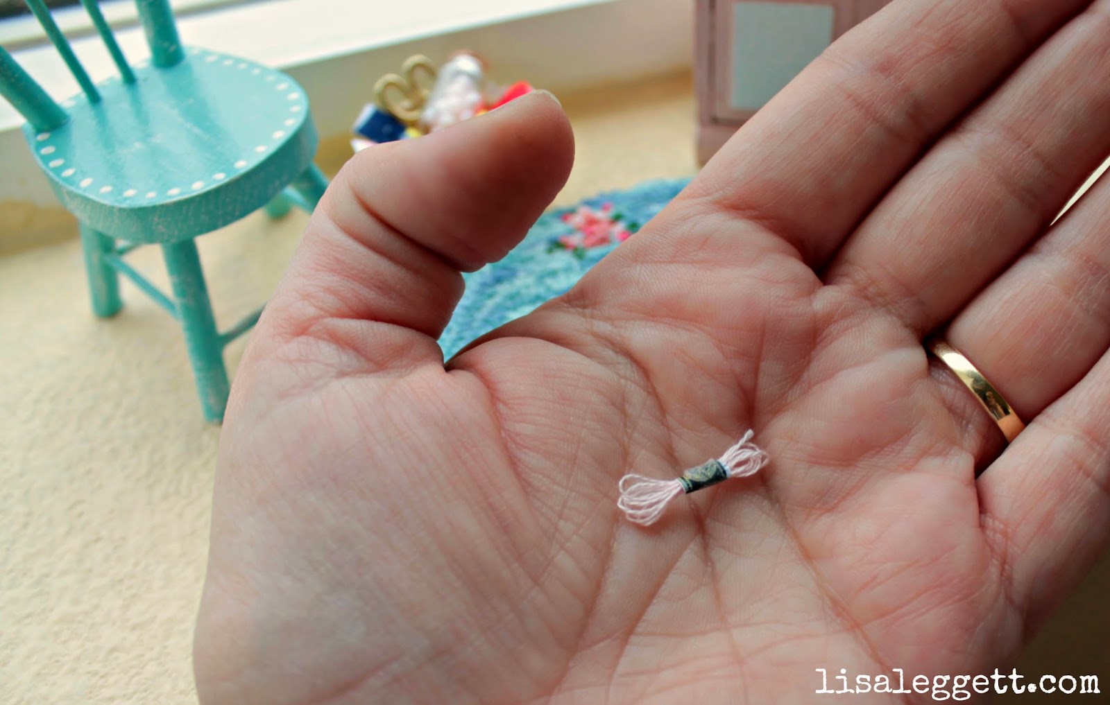 Tiny Embroidery Floss by Lisa Leggett