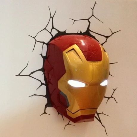 Iron Man wall lamps