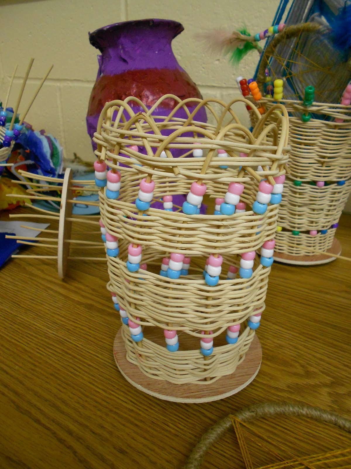 3rd Craft Project Completed! Basket Weaving ArtMuse67