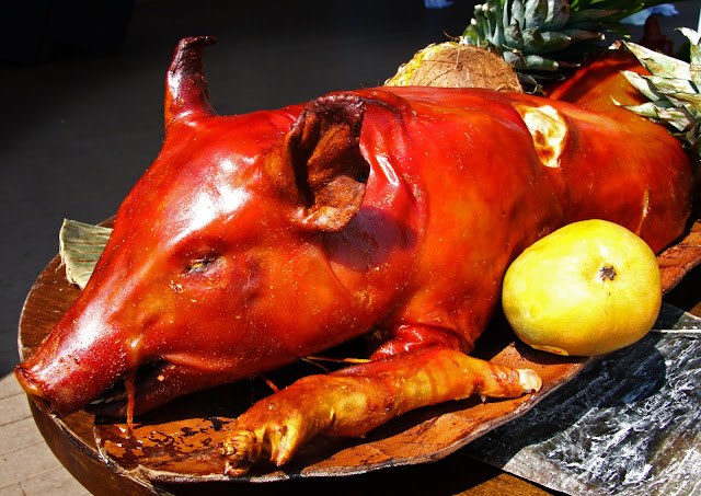 whole roast indonesian pig