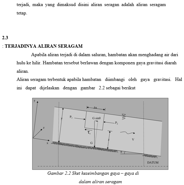 Ilmu Teknik Makalah KOMPUTASI ALIRAN SERAGAM
