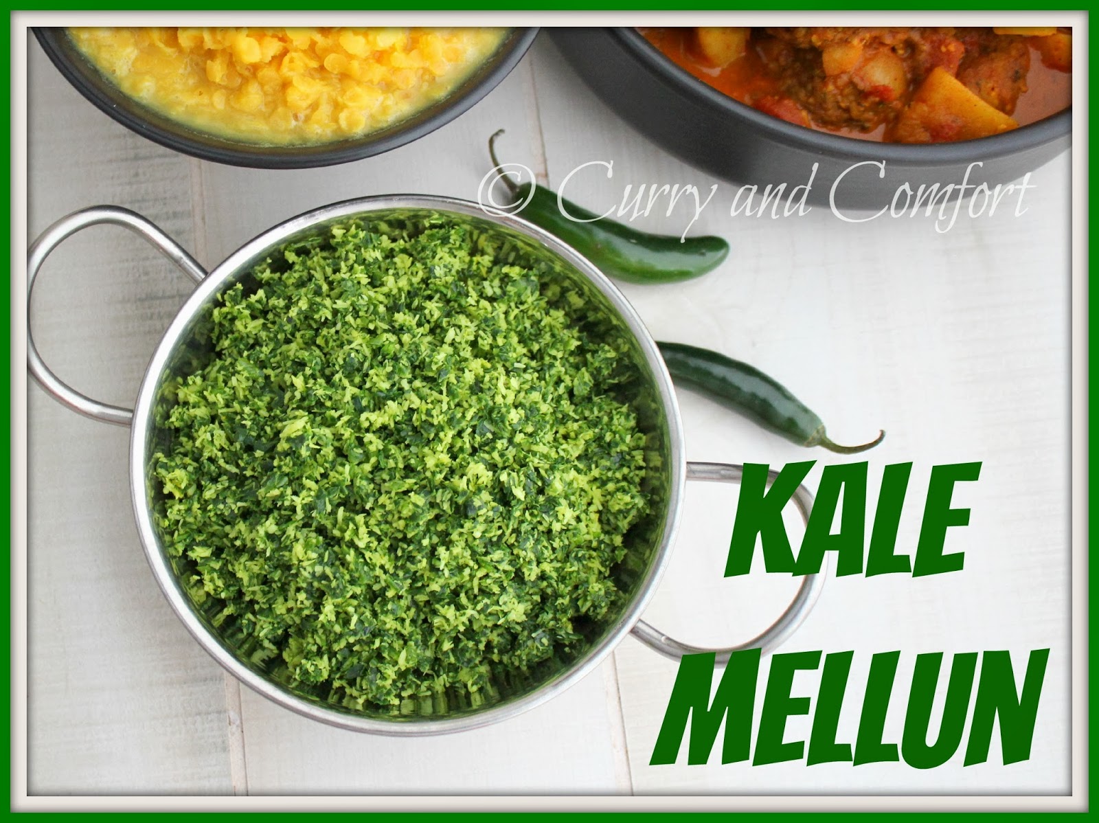 Kitchen Simmer Sri Lankan Kale Mellun Vegan
