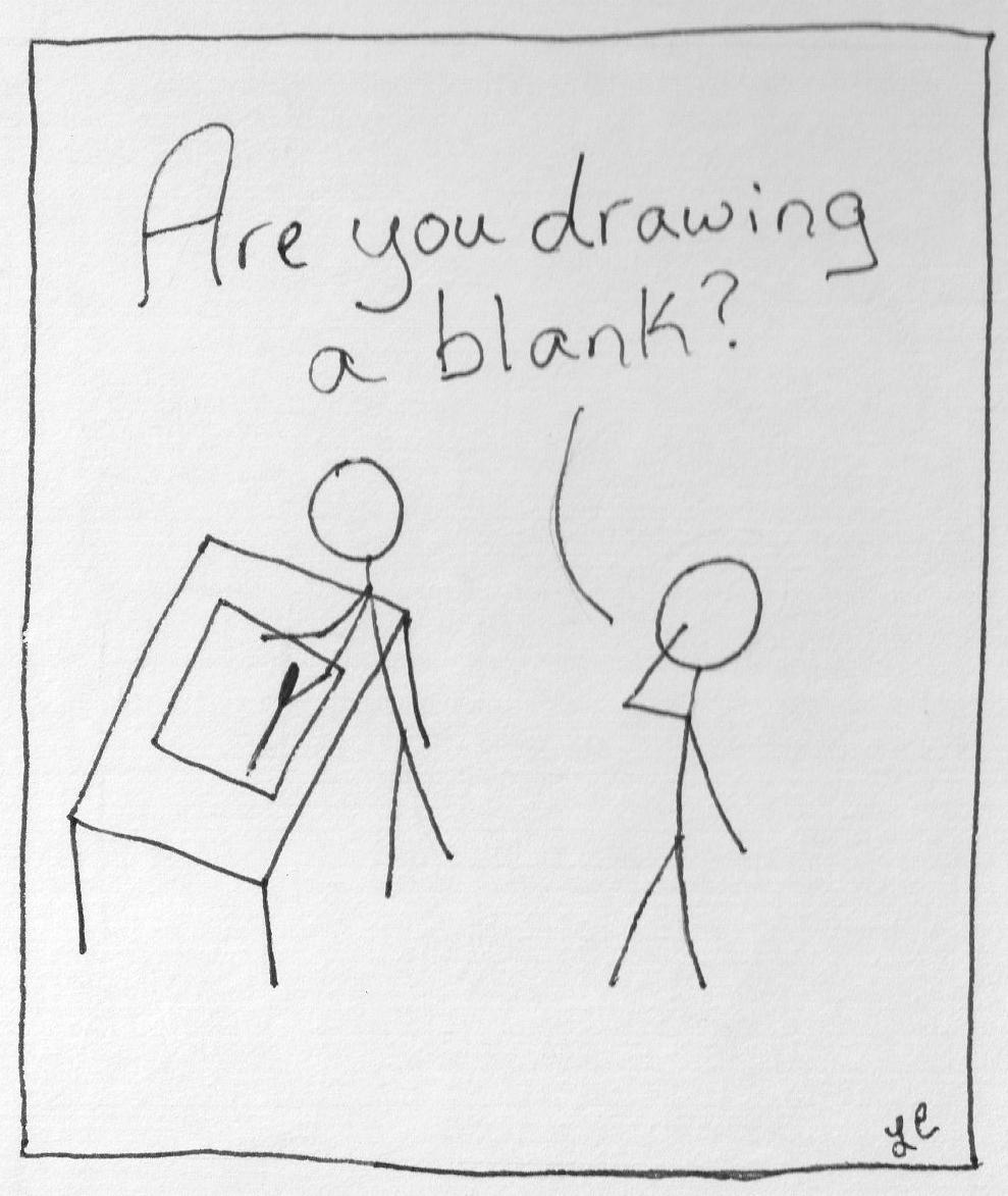 True Story Drawing a Blank