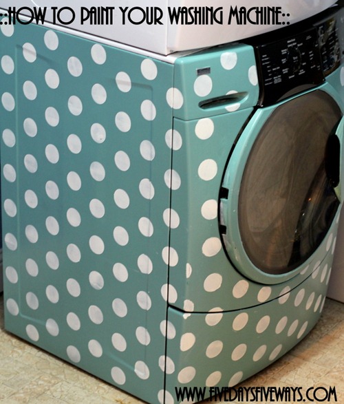 Be Different...Act Normal How To Paint Your Washing Machine