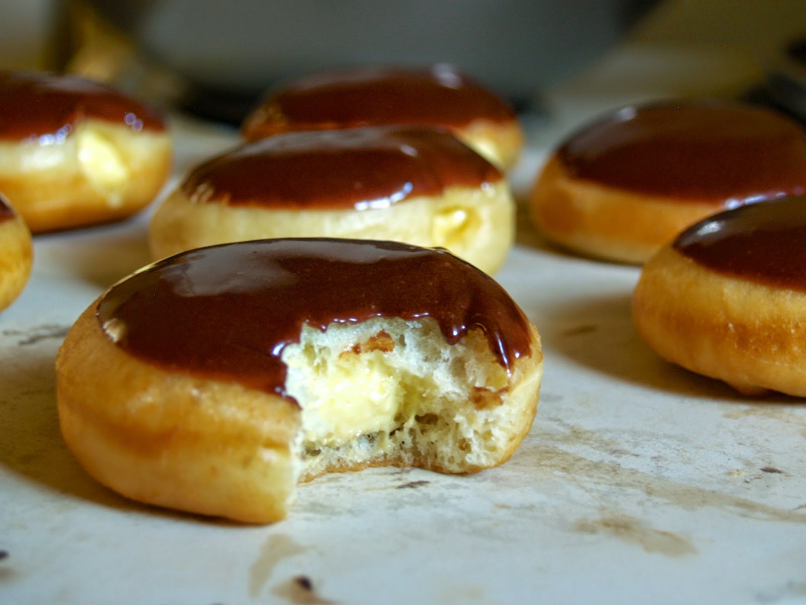Hungry Hungry Highness Boston Cream Pie Donuts