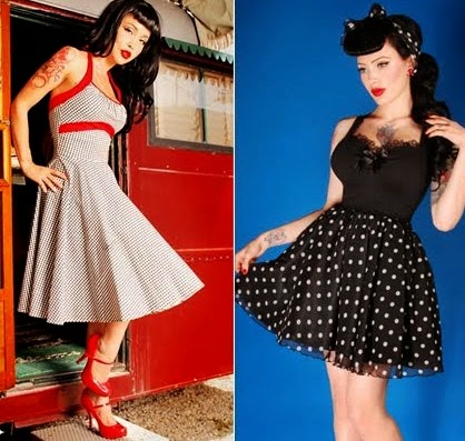blusa estilo pin up