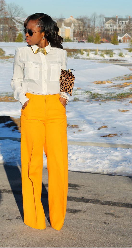 Mustard Wide Leg Prissysavvy