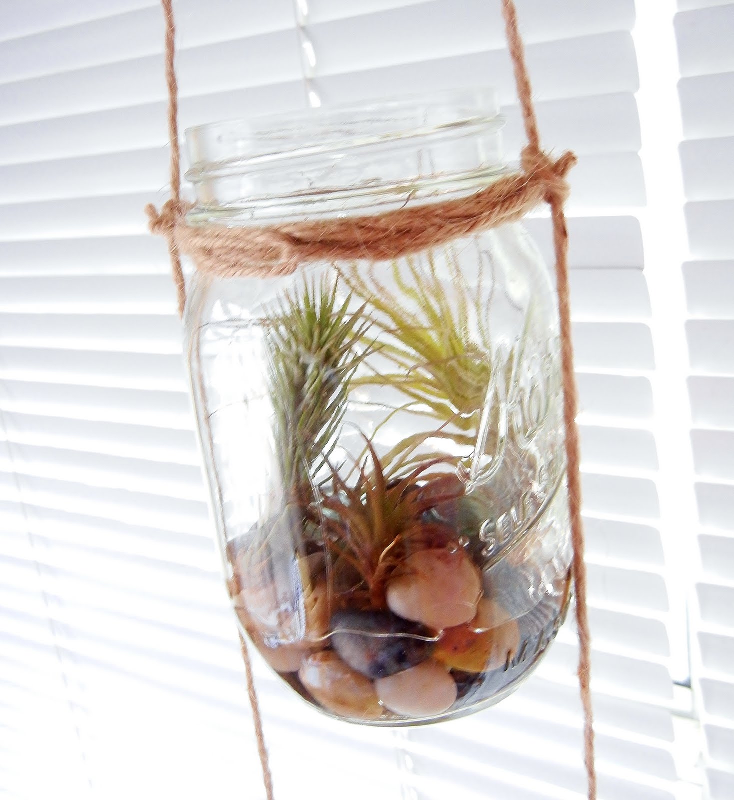Release Me Creations DIY Wednesday Hanging Mason Jar Planters