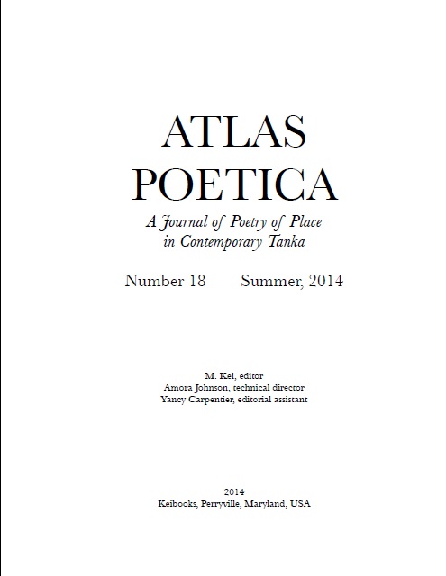 ATLAS POETICA  A journal of Poetry of Place in Contemporary Tanka