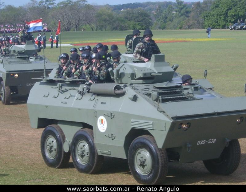 Fuerzas Armadas de Paraguay EE-11+Urutu