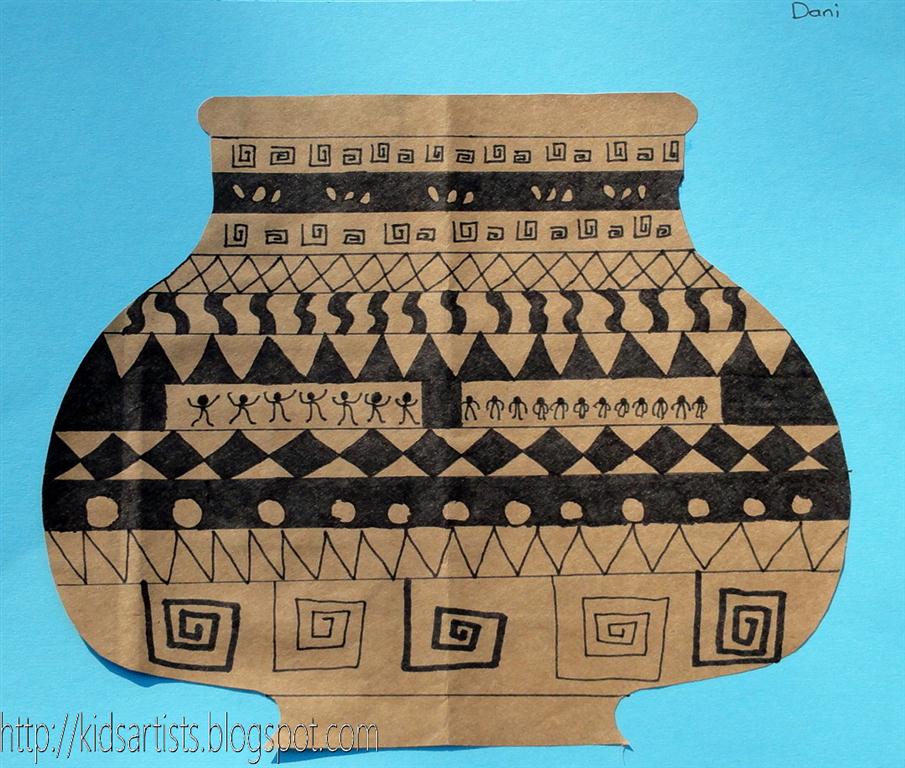 Kids Artists Greek Pottery