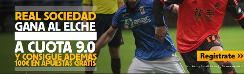 betfair Real Sociedad gana Elche supercuota 9 liga 20 abril betfair Real Sociedad gana Elche supercuota 9 liga 20 abril