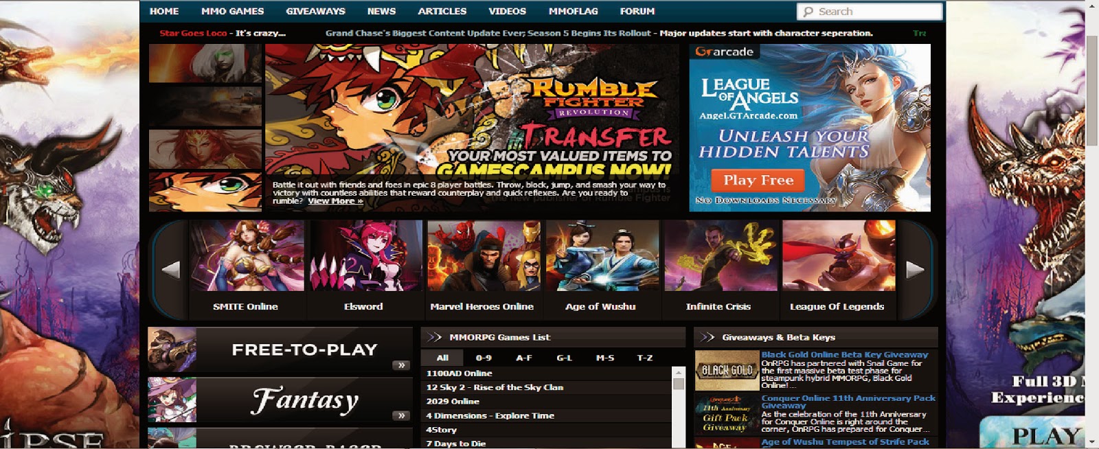 cool free online mmorpg games no download
