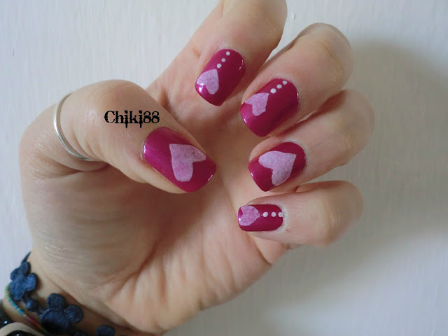 Nail art - San Valentino - foto senza flash