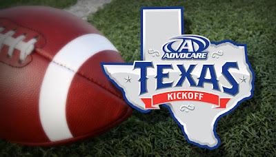 Beginning in 2013, the Texas Kickoff event will officially be named the AdvoCare Texas Kickoff and will be featured on Labor Day weekend at Reliant Stadium in Houston. Beginning in 2013, the Texas Kickoff event will officially be named the AdvoCare Texas Kickoff and will be featured on Labor Day weekend at Reliant Stadium in Houston.