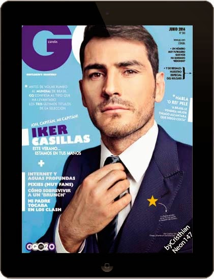 El hilo de la Selección Española de Fútbol - Página 6 Revista+GQ+Espa%C3%B1a+(Junio+2014)+ESPA%C3%91OL+-+Iker+Casillas,+antes+de+volar+rumbo+al+Mundial+Brasil+2014