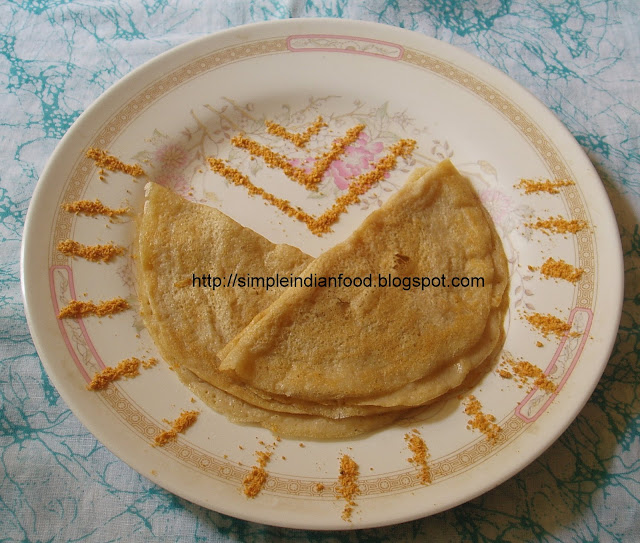 Simple Indian Food An Easy Cooking Blog Soft wheat flour dosas Version 2