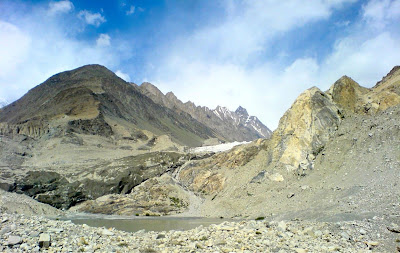 Passu Glacier and Lake