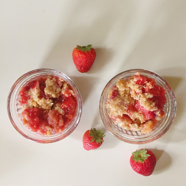 Dessert, Ina Garten, Strawberry, Rhubarb, Recipe
